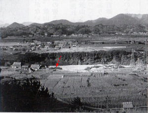 昭和13年の兼山ダム地点